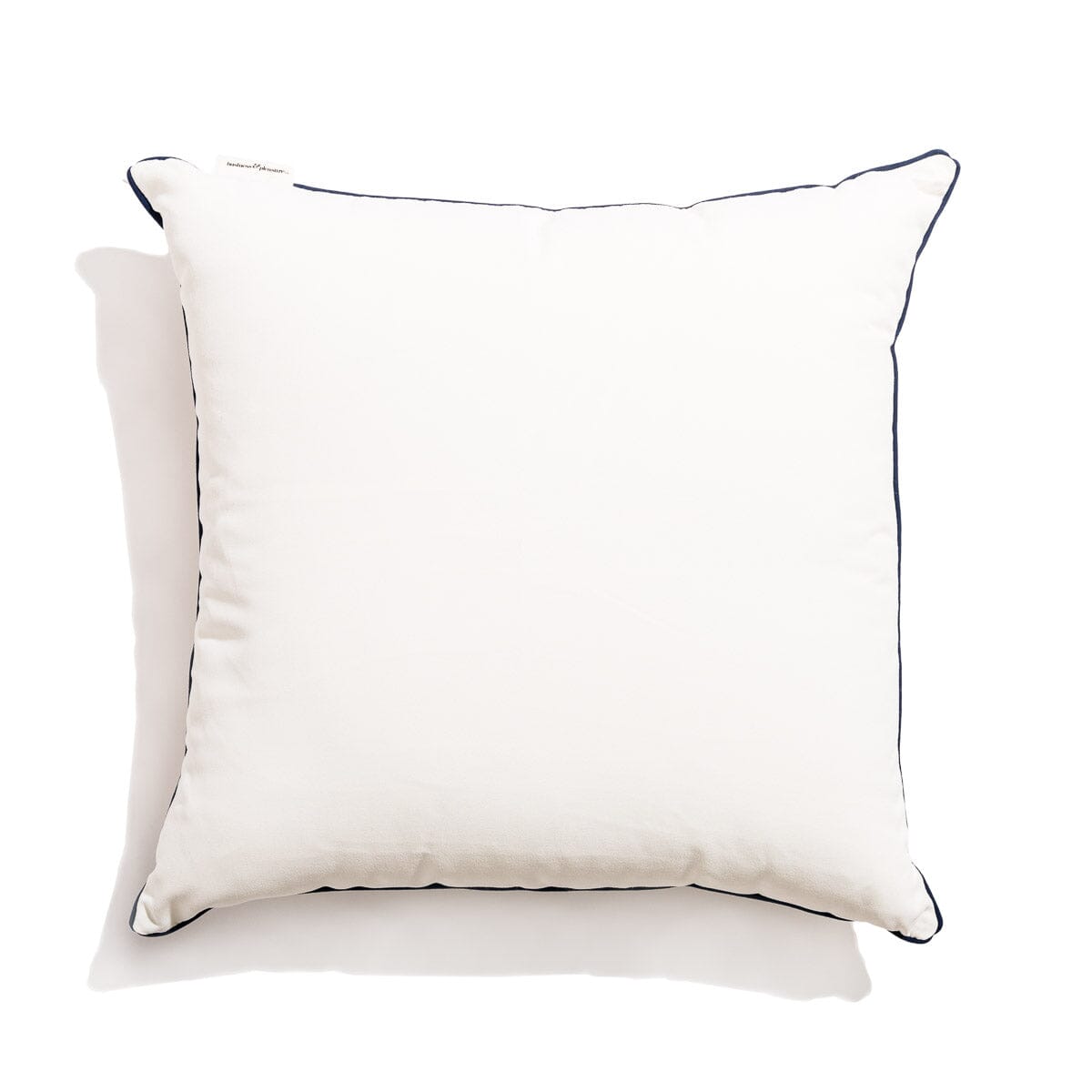 The Euro Throw Pillow - Rivie White Euro Throw Pillow Business & Pleasure Co 