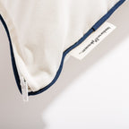 The Euro Throw Pillow - Rivie White Euro Throw Pillow Business & Pleasure Co 