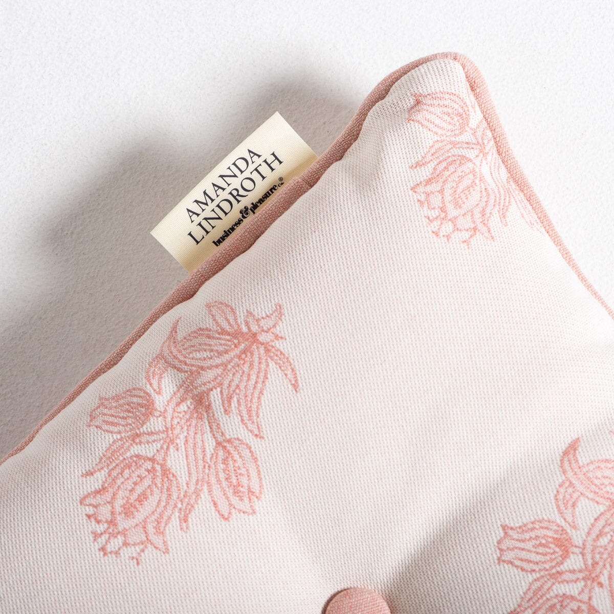 The Small Square Throw Pillow x Amanda Lindroth Small Square Throw B&P Co. x Amanda Lindroth 