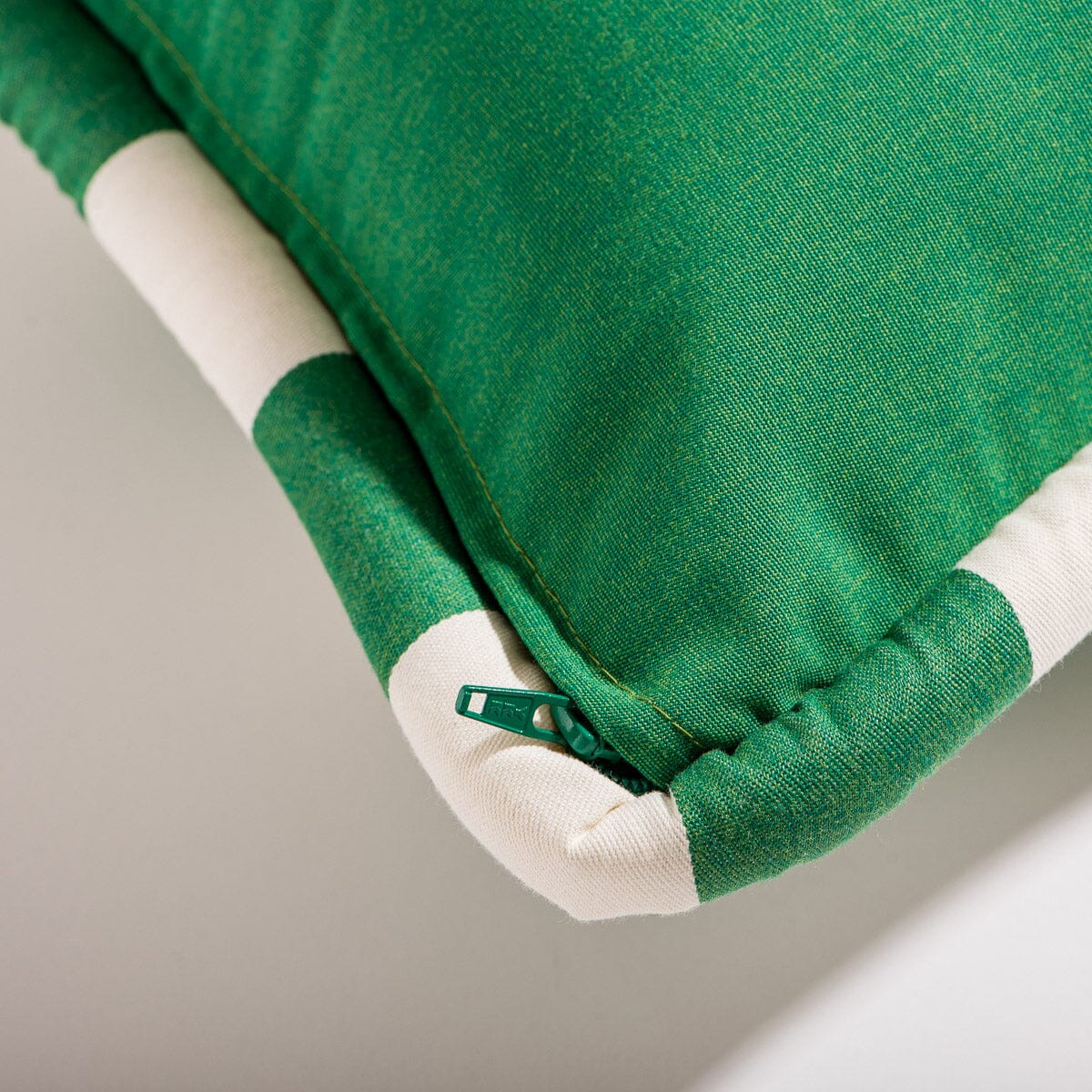The Small Square Throw Pillow - Crew Canyon Green Stripe Small Square Throw Business & Pleasure Co. 