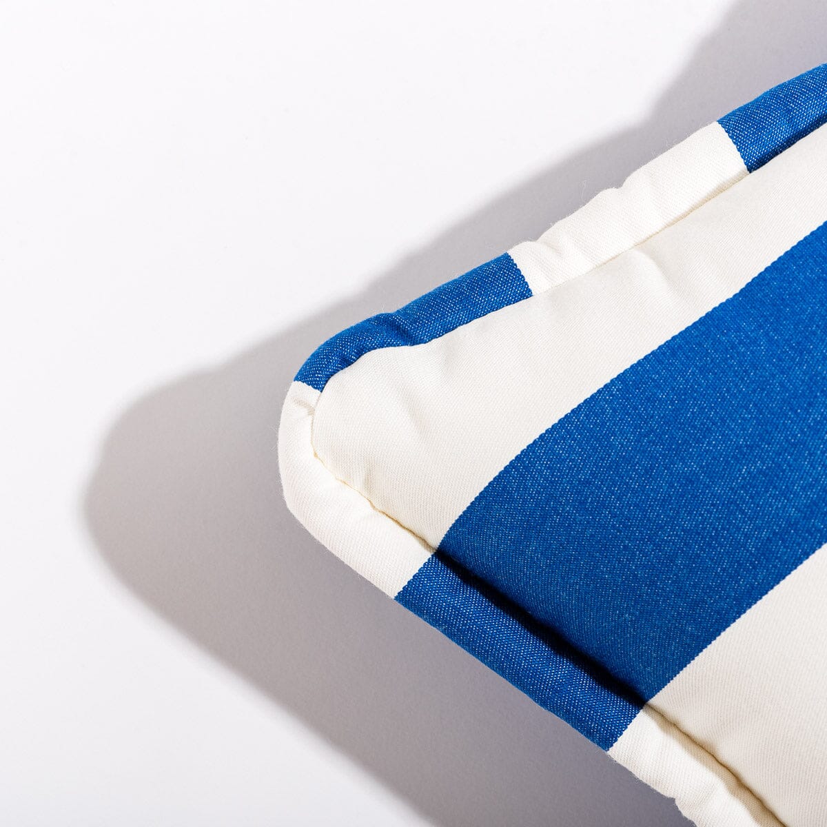 The Small Square Throw Pillow - Crew Mediterranean Blue Stripe Small Square Throw Business & Pleasure Co. 