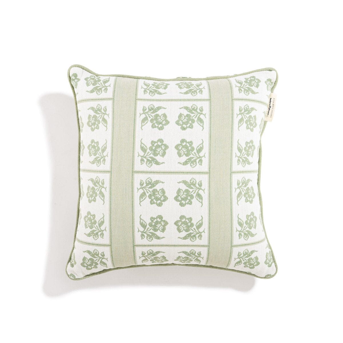 The Small Square Throw Pillow x Julia Berolzheimer in Jacquard B&P Co. x Julia Berolzheimer 