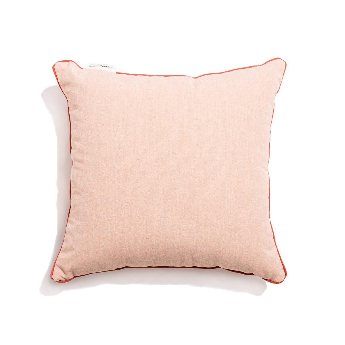 The Small Square Throw Pillow - Rivie Pink Small Square Throw Business & Pleasure Co. 