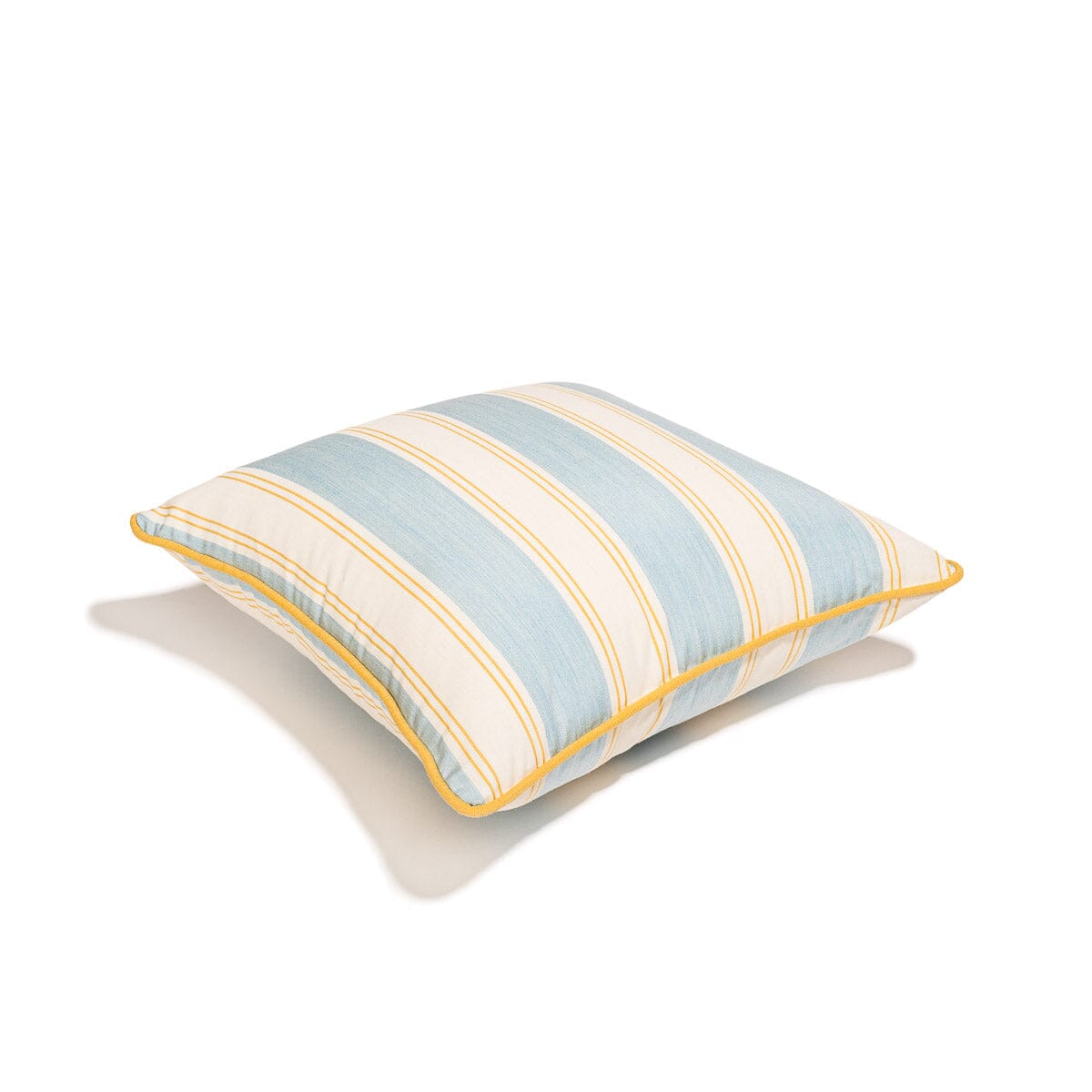 Product image of The Small Square Throw Pillow - Tuuli Stripe Blue Small Square Throw Business & Pleasure Co. 