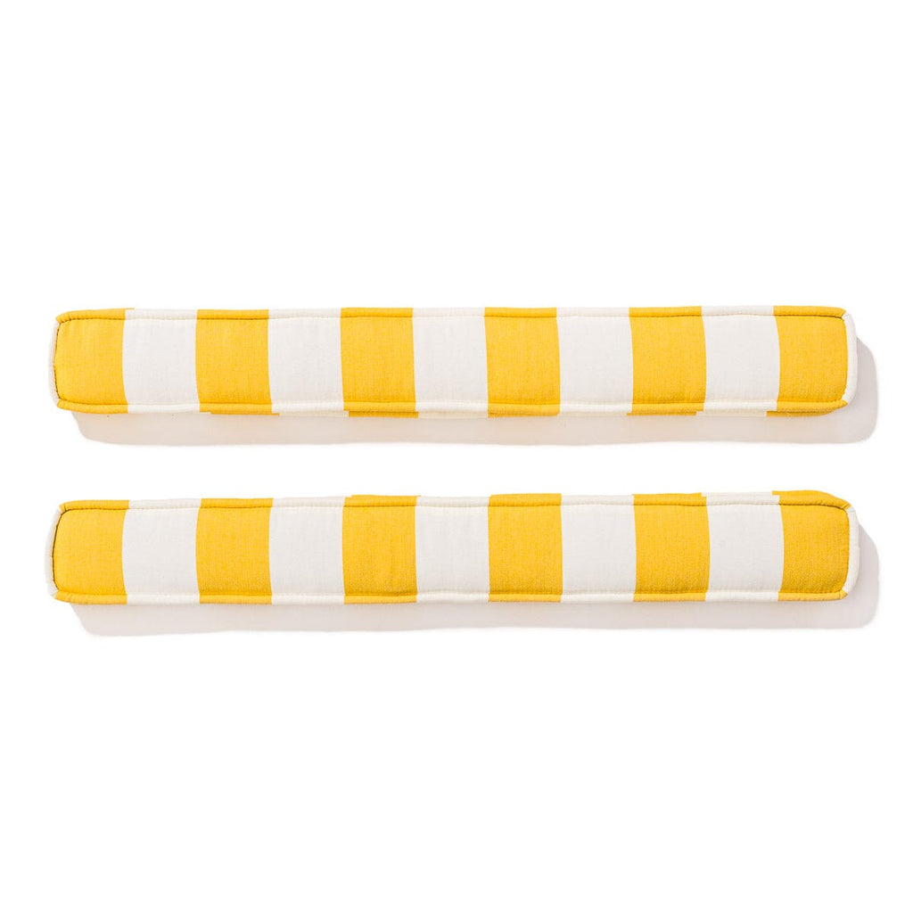 The Waterhouse Sun Lounger - Armrest Set - Crew Mimosa Yellow Stripe Waterhouse Sun Lounger Armrest Set Business & Pleasure Co. 