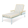 Swatch for The Waterhouse Sun Lounger in Tuuli Stripe Blue | Powder Blue Frame