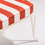 The Waterhouse Dining Chair in Crew Le Sirenuse Stripe | Antique White Frame Bundle Business & Pleasure Co. 