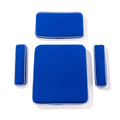 The Waterhouse Chair Cushion Set - Rivie Mediterranean Blue Waterhouse Chair Cushion Business & Pleasure Co. 
