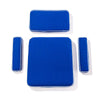 Swatch for The Waterhouse Chair Cushion Set - Rivie Mediterranean Blue