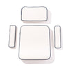 Swatch for The Waterhouse Chair Cushion Set - Rivie White