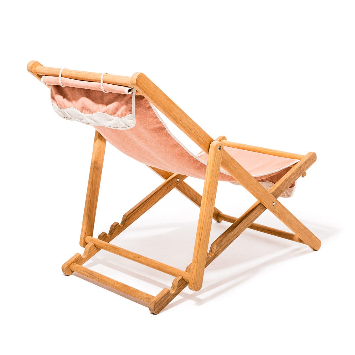 The Sling Chair - Cover - Coco Republic - Coral Natural Sling Chair Cover Business & Pleasure Co 