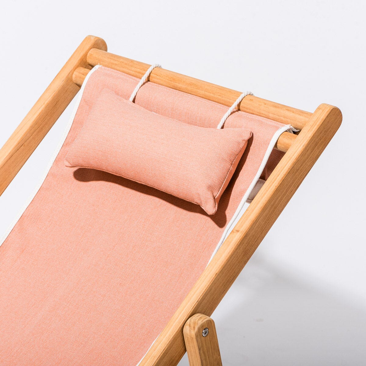 The Sling Chair - Cover - Coco Republic - Coral Natural Sling Chair Cover Business & Pleasure Co 