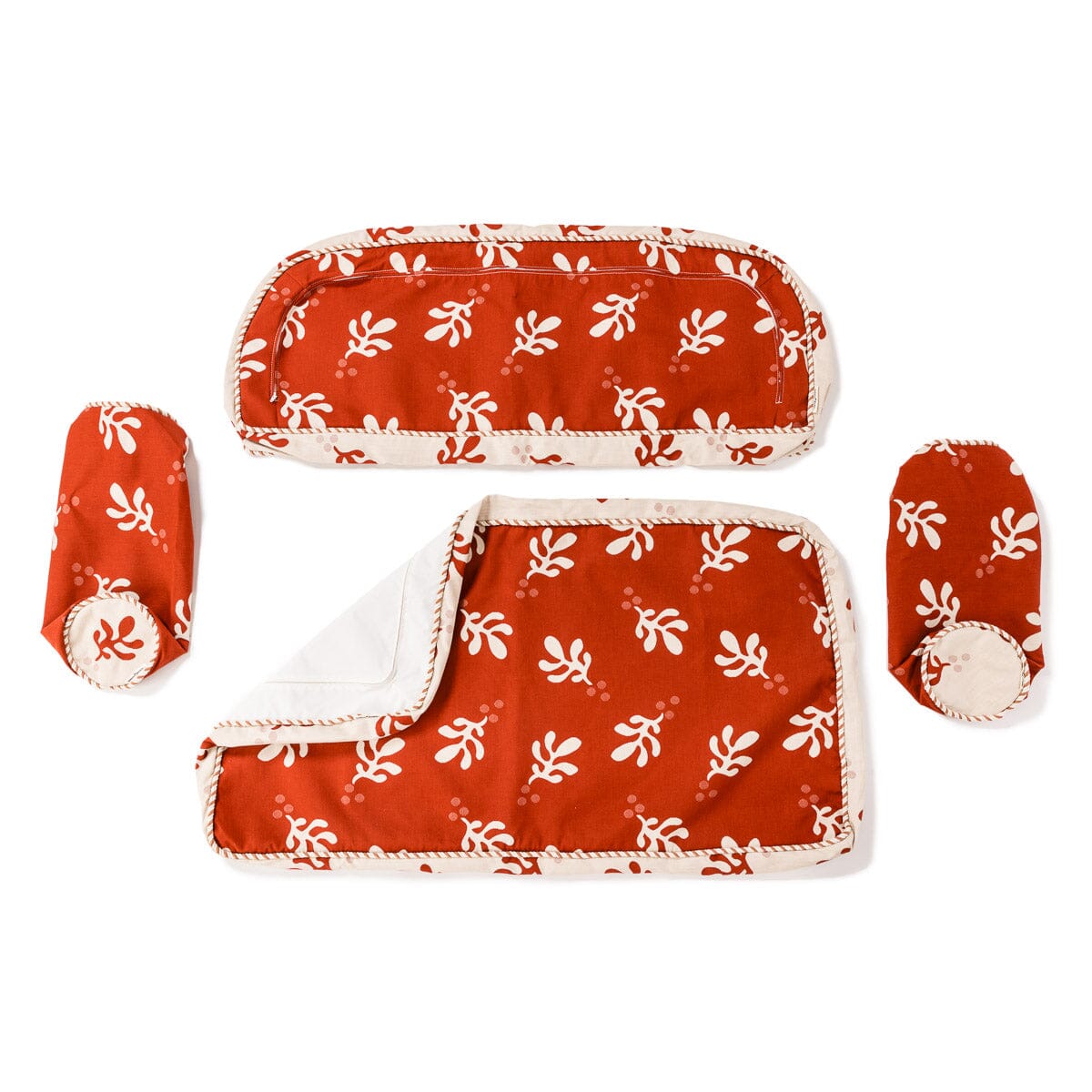 The Al Fresco Love Seat Slip Cover Set - Benoît Le Sirenuse Jacquard Al Fresco Love Seat Slip Cover Set Business & Pleasure Co. 