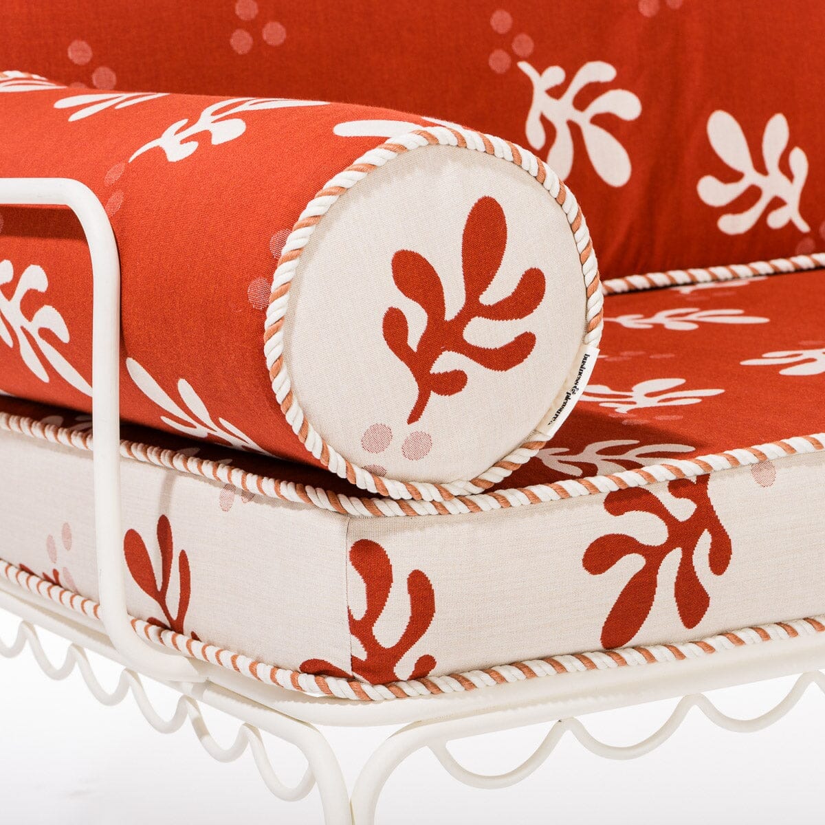 The Al Fresco Love Seat Slip Cover Set - Benoît Le Sirenuse Jacquard Al Fresco Love Seat Slip Cover Set Business & Pleasure Co. 