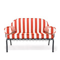 The Al Fresco Love Seat Slip Cover Set - Crew Le Sirenuse Stripe Al Fresco Love Seat Slip Cover Set Business & Pleasure Co. 