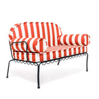 The Al Fresco Love Seat Slip Cover Set - Crew Le Sirenuse Stripe Al Fresco Love Seat Slip Cover Set Business & Pleasure Co. 
