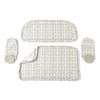 Swatch for The Al Fresco Love Seat Slip Cover Set x Julia Berolzheimer in Jacquard Green