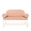 The Al Fresco Love Seat Cushion Cover Set - Monaco Le Sirenuse Stripe Al Fresco Love Seat Cushion Set Business & Pleasure Co. 