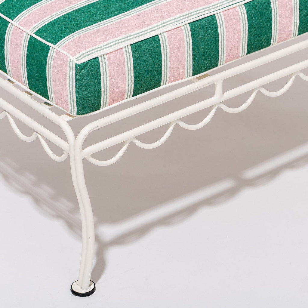 The Sun Lounger Slip Cover - Bistro Green Stripe Sun Lounger Slip Cover Business & Pleasure Co. 