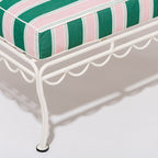 The Sun Lounger Slip Cover - Bistro Green Stripe Sun Lounger Slip Cover Business & Pleasure Co. 