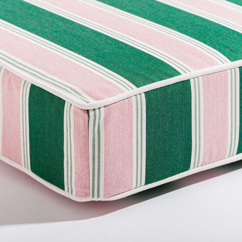 The Sun Lounger Slip Cover - Bistro Green Stripe Sun Lounger Slip Cover Business & Pleasure Co. 