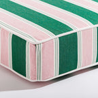 The Sun Lounger Slip Cover - Bistro Green Stripe Sun Lounger Slip Cover Business & Pleasure Co. 
