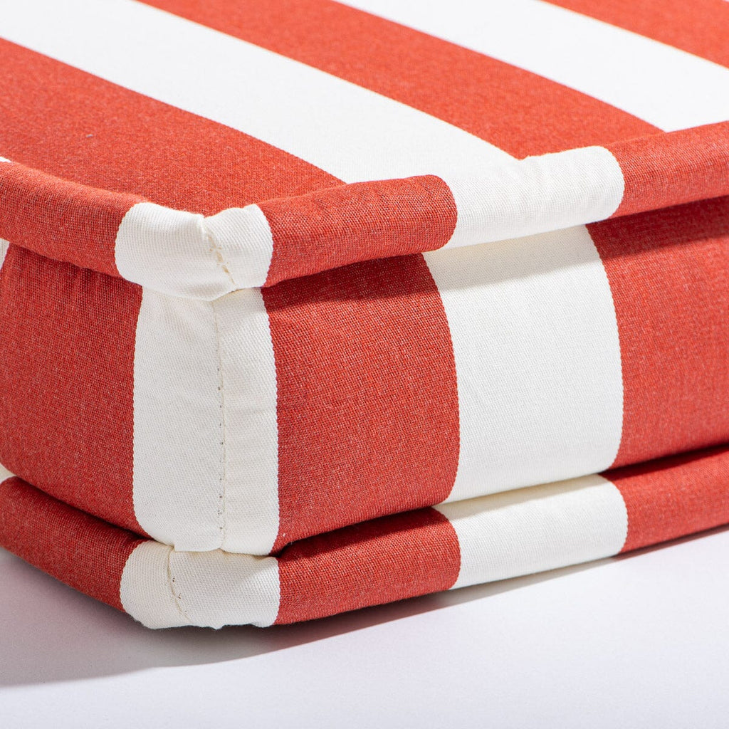 The Sun Lounger Slip Cover - Crew Le Sirenuse Stripe Sun Lounger Slip Cover Business & Pleasure Co. 