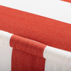 The Sun Lounger Slip Cover - Crew Le Sirenuse Stripe Sun Lounger Slip Cover Business & Pleasure Co. 