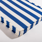 The Sun Lounger Slip Cover - Crew Mediterranean Blue Stripe Sun Lounger Slip Cover Business & Pleasure Co. 