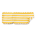 The Sun Lounger Slip Cover - Crew Mimosa Yellow Stripe Sun Lounger Slip Cover Business & Pleasure Co. 