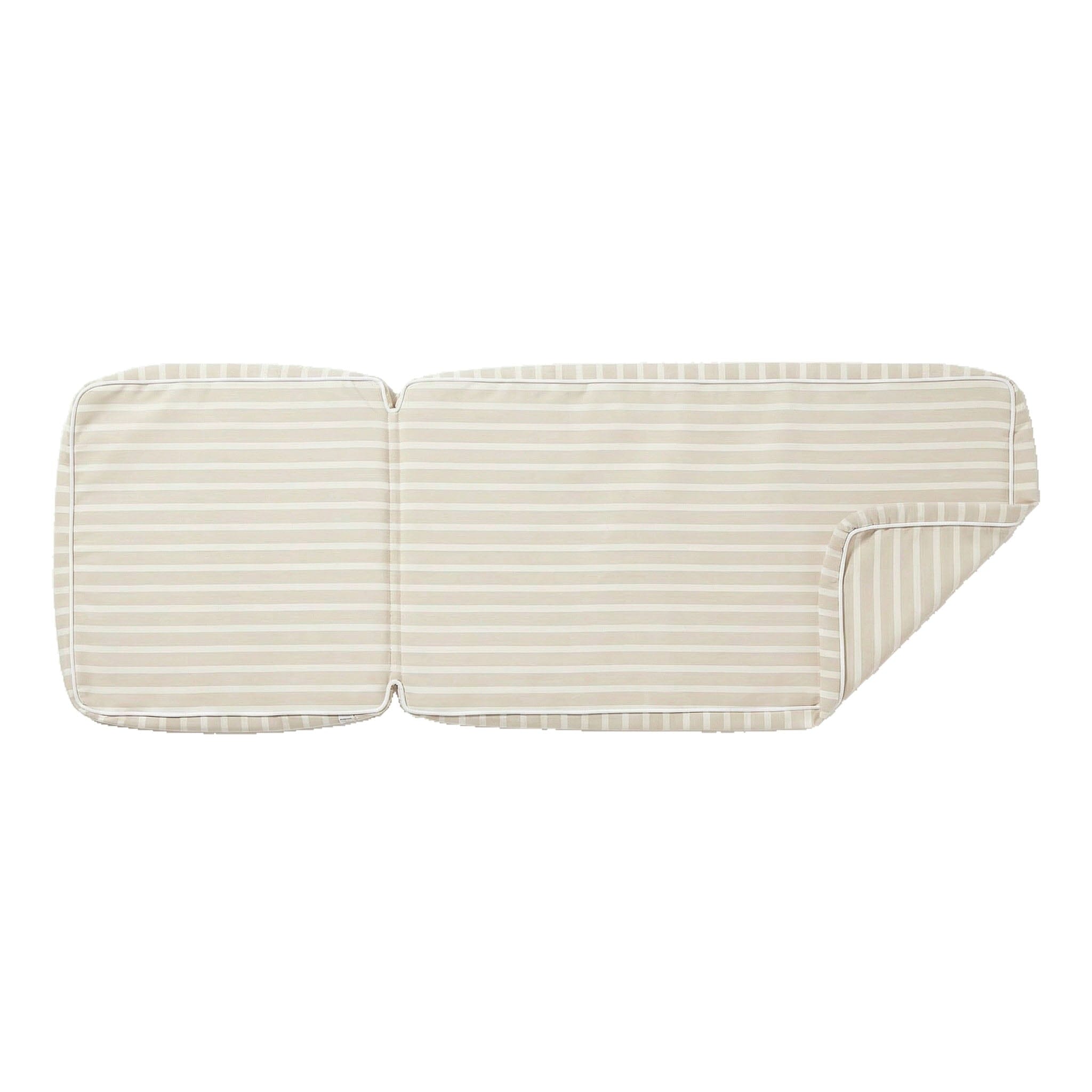 Product image of The Sun Lounger Slip Cover - Monaco Natural Stripe Sun Lounger Slip Cover Business & Pleasure Co. 