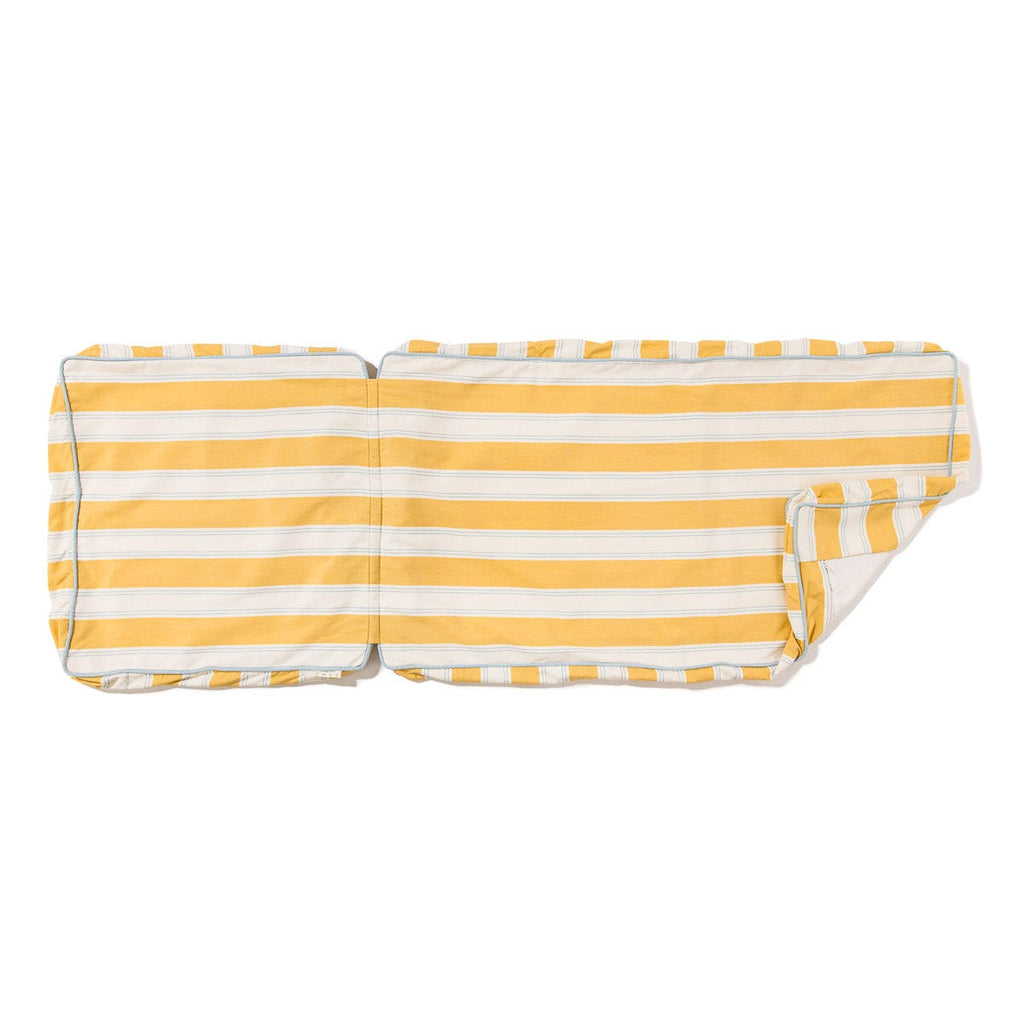 The Sun Lounger Slip Cover - Tuuli Stripe Yellow Sun Lounger Slip Cover Business & Pleasure Co. 