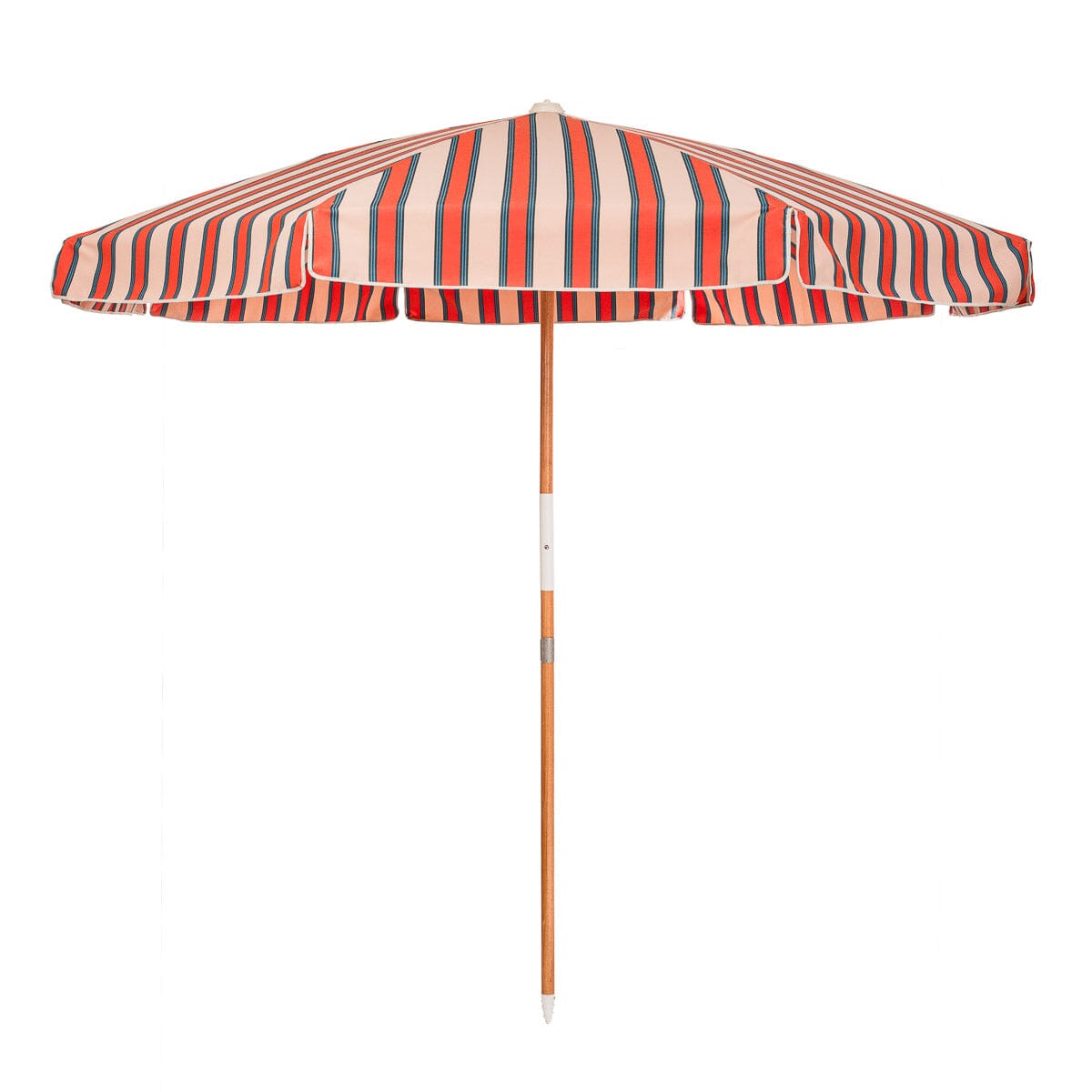 The Amalfi Umbrella - Bistro Dusty Pink Stripe