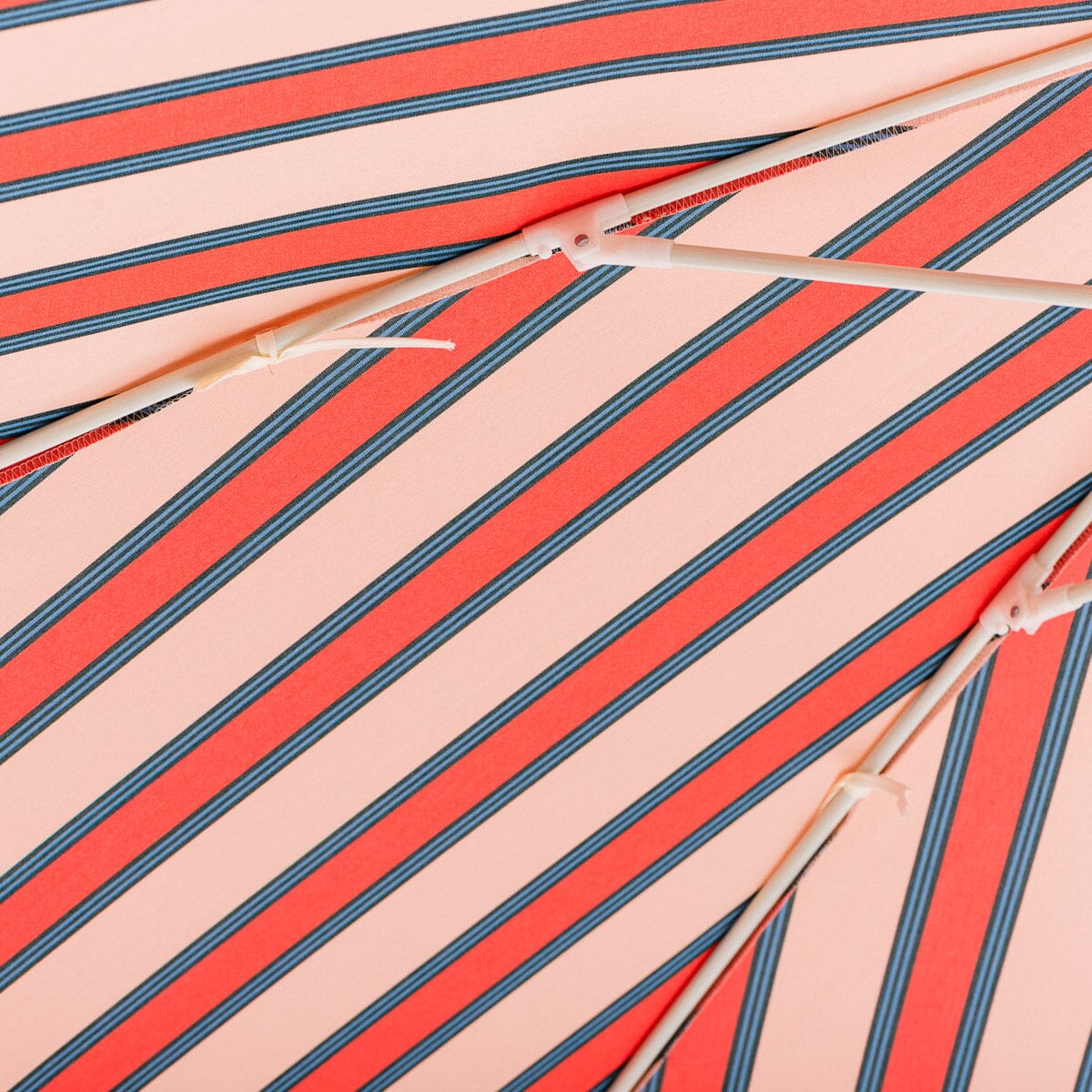 The Amalfi Umbrella - Bistro Dusty Pink Stripe Amalfi Umbrella Business & Pleasure Co 