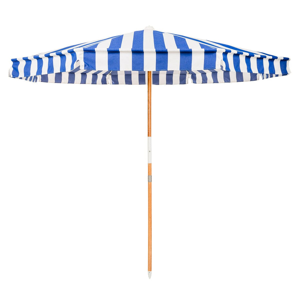 The Amalfi Umbrella - Crew Mediterranean Blue Stripe Amalfi Umbrella Business & Pleasure Co. 