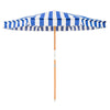 Swatch for The Amalfi Umbrella - Crew Mediterranean Blue Stripe