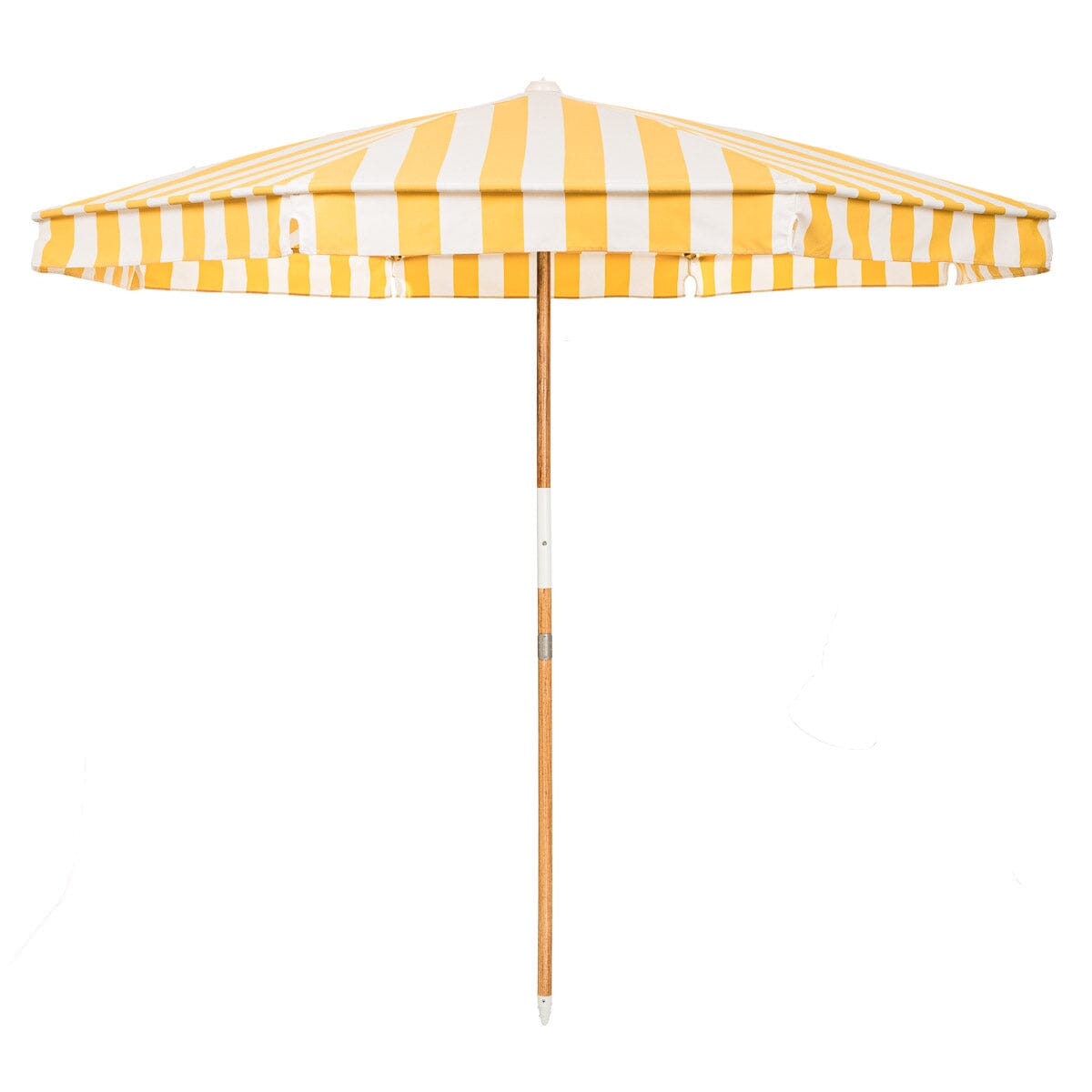 The Amalfi Umbrella - Crew Mimosa Yellow Stripe