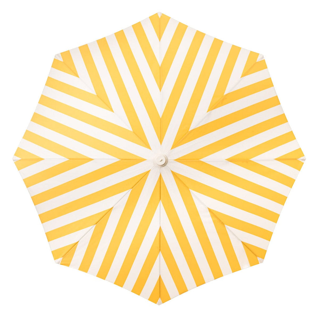 The Amalfi Umbrella - Crew Mimosa Yellow Stripe Amalfi Umbrella Business & Pleasure Co. 
