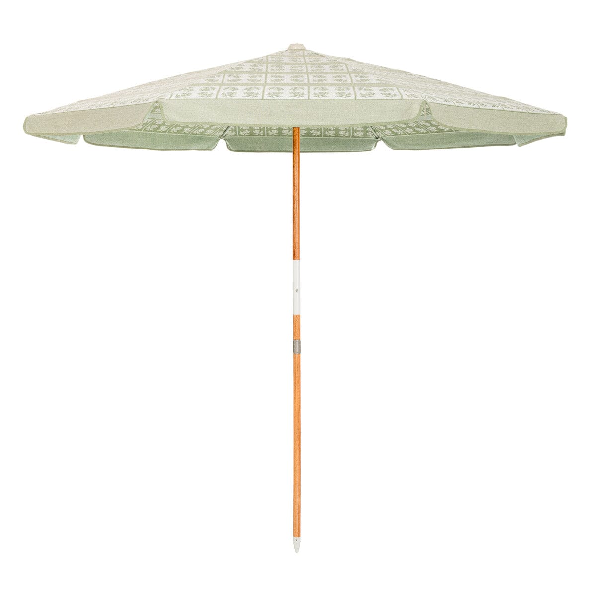 Product image of The Amalfi Umbrella x Julia Berolzheimer in Jacquard Green B&P Co. x Julia Berolzheimer 