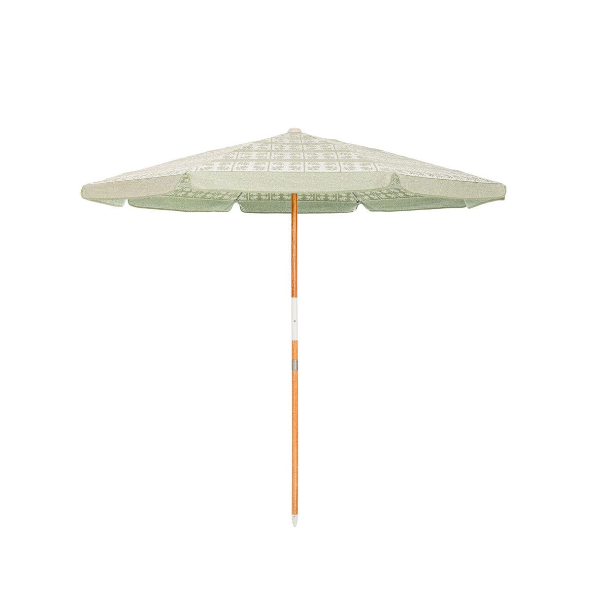 The Amalfi Umbrella - Julia Berolzheimer Green Jacquard Amalfi Umbrella Business & Pleasure Co. 