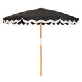 The Amalfi Umbrella - Rivie Black Amalfi Umbrella Business & Pleasure Co 