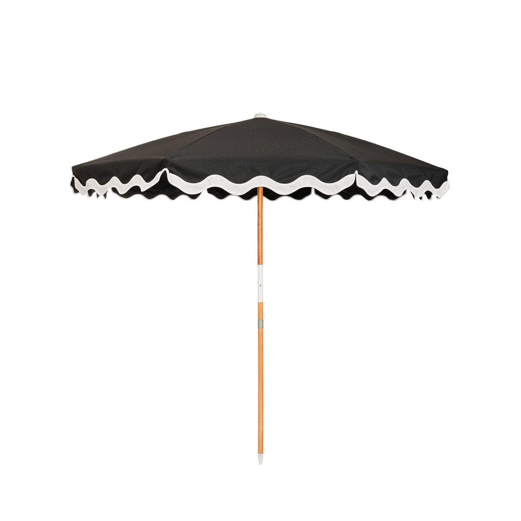 The Amalfi Umbrella - Rivie Black Amalfi Umbrella Business & Pleasure Co 