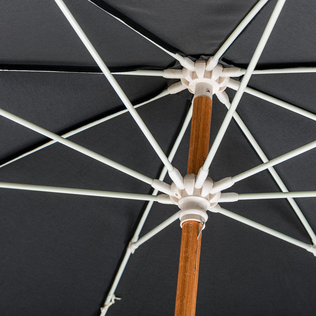 The Amalfi Umbrella - Rivie Black Amalfi Umbrella Business & Pleasure Co 