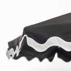 The Amalfi Umbrella - Rivie Black Amalfi Umbrella Business & Pleasure Co 