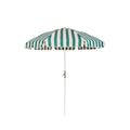 The Club Umbrella - Bistro Green Stripe Club Umbrella Business & Pleasure Co 