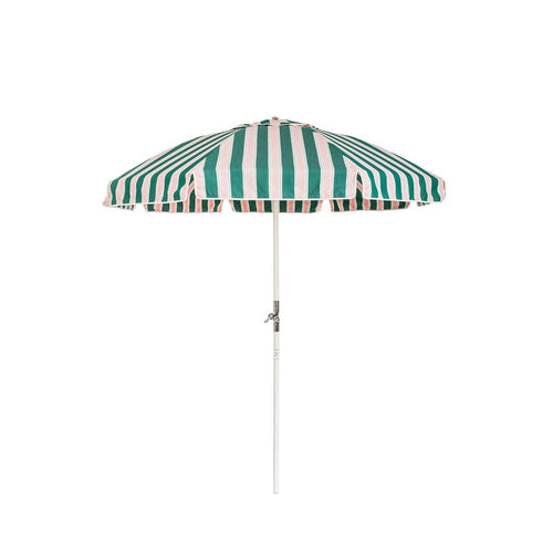 The Club Umbrella - Bistro Green Stripe Club Umbrella Business & Pleasure Co 