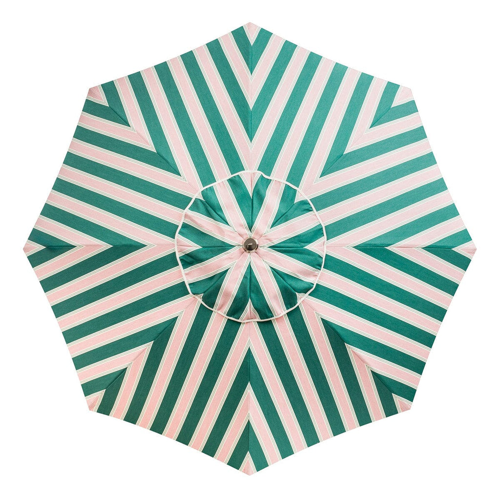 The Club Umbrella - Bistro Green Stripe Club Umbrella Business & Pleasure Co 
