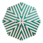 The Club Umbrella - Bistro Green Stripe Club Umbrella Business & Pleasure Co 