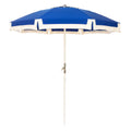 The Club Umbrella - Border Valance - Mediterranean Blue Club Umbrella Business & Pleasure Co. 