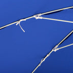 The Club Umbrella - Border Valance - Mediterranean Blue Club Umbrella Business & Pleasure Co. 